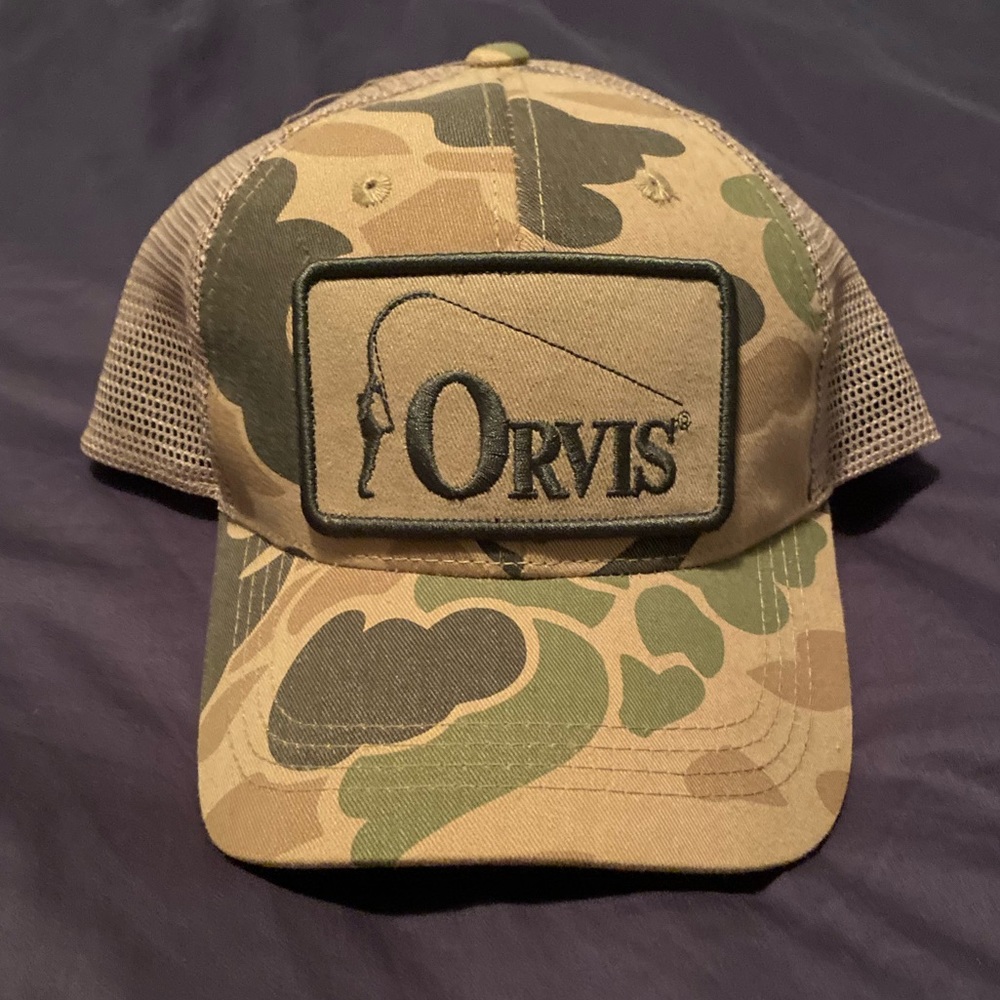 Orvis CamouflageFly Fishing Trucker Hat